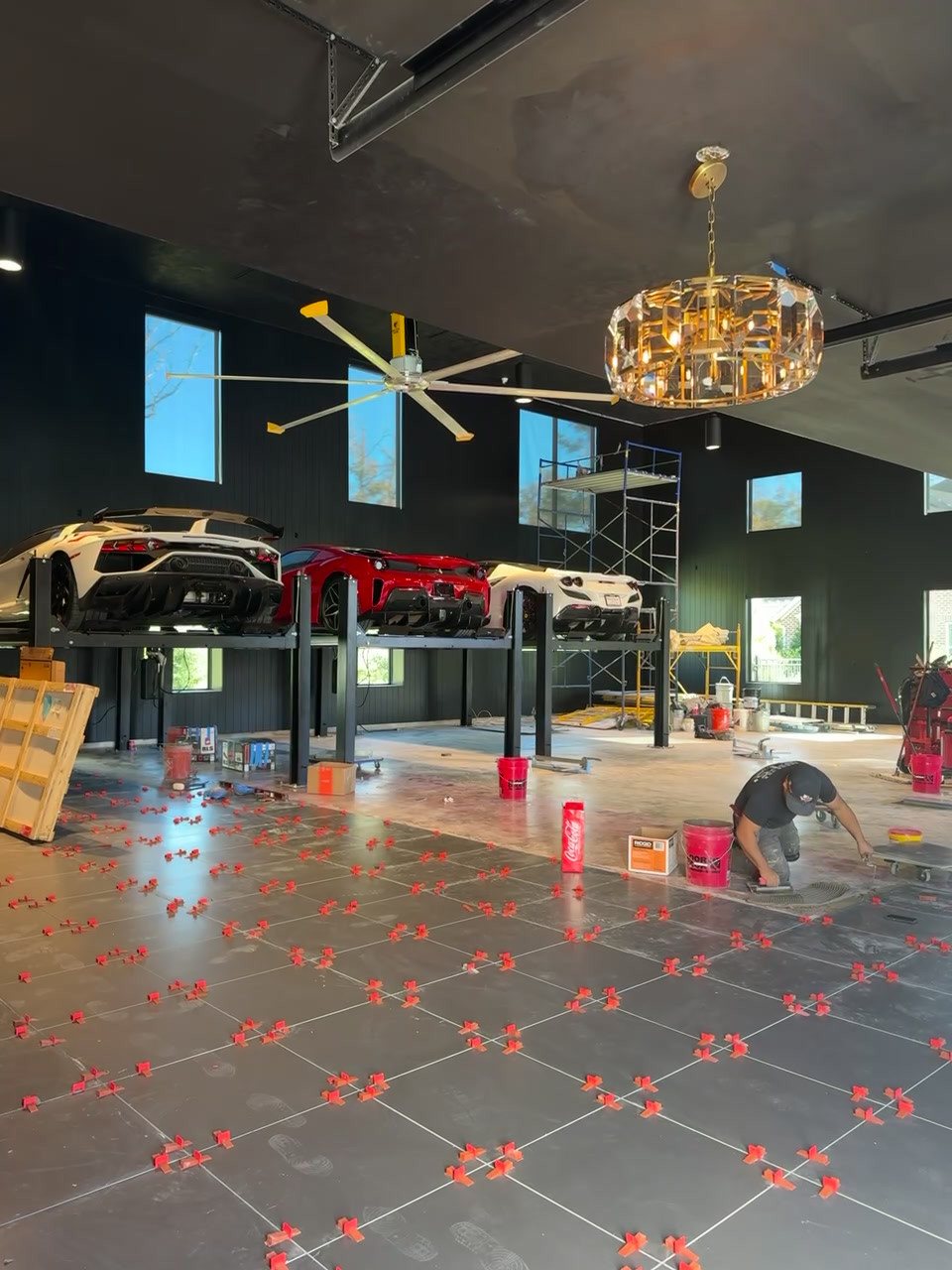 Behind the scenes at Hannah Brooke Design, studio and install moment 16