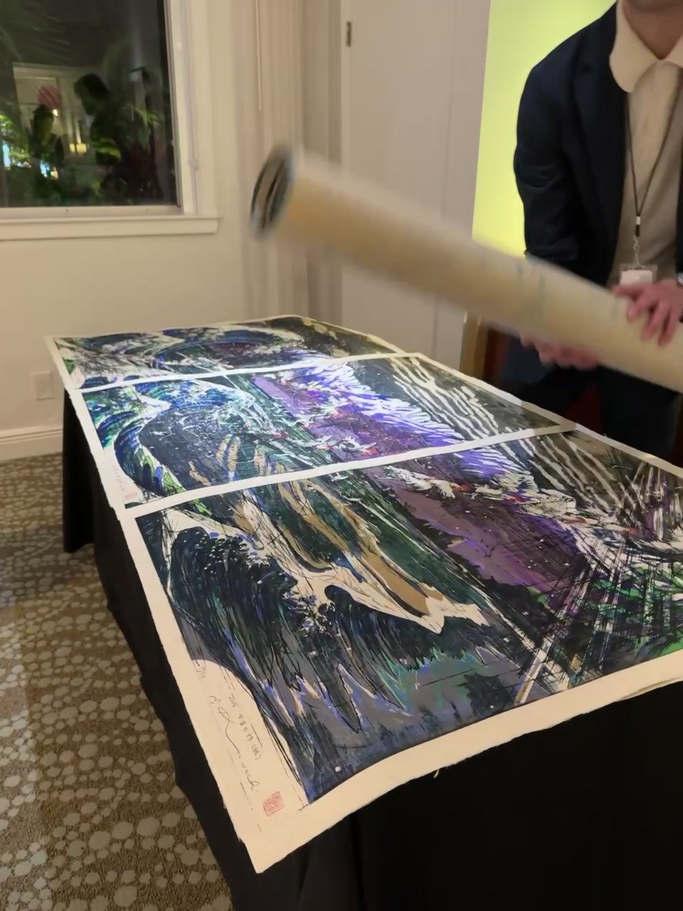 Behind the scenes at Hannah Brooke Design, studio and install moment 17